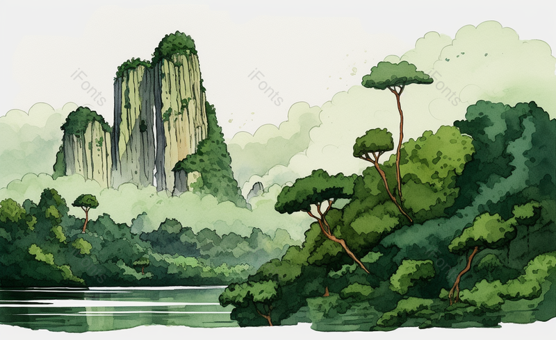 武夷山5A景区,插画/手绘图,插画/手绘图库,插画/手绘图下载,插画/手绘